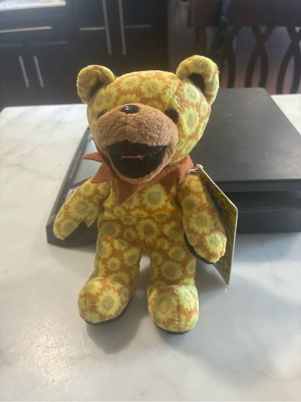 Sun Flower 7" Grateful Dead Bean Bear Liquid Blue